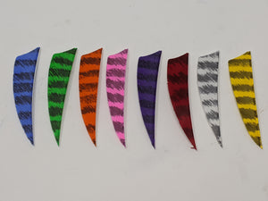 Archery Past 3" Shield Cut Barred Feathers