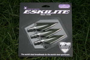 Zwickey Eskilite Screw In Broadheads 5/16", 135 grains, 3 pack
