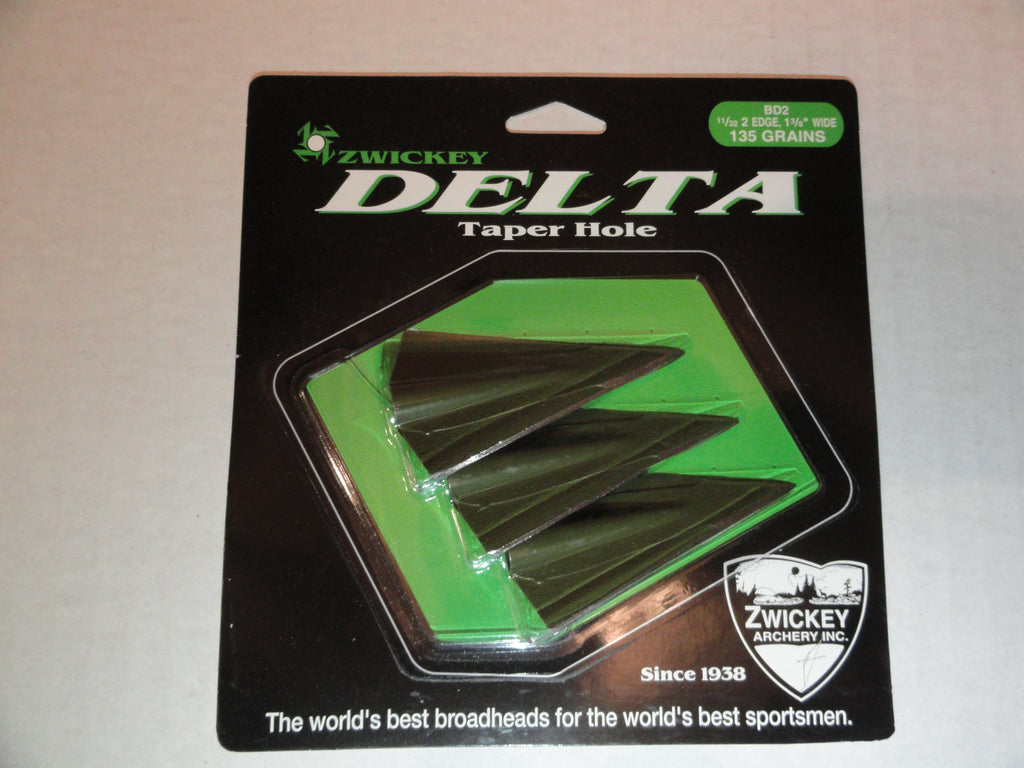 Zwickey Delta Glue On Broadheads 11/32", 135 grains, 3 pack Archery Past