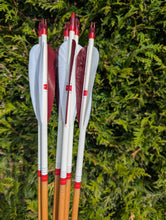 Footed Wood Arrows by Rusty's Feet, 1/2 Dozen