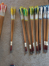 Footed Wood Arrows by Rusty's Feet, 1/2 Dozen