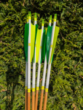 Footed Wood Arrows by Rusty's Feet, 1/2 Dozen