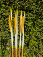 Footed Wood Arrows by Rusty's Feet, 1/2 Dozen