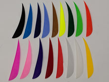 Archery Past 4" Solid Colored Feathers, Shield or Parabolic