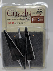Grizzly Bruin 2 Blade, Double Bevel, Screw In Broadheads
