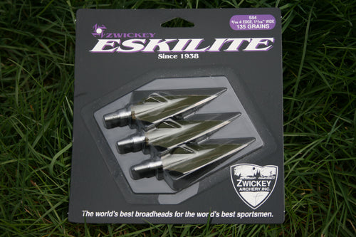 Zwickey Eskilite, 4 Blade, Screw In Broadheads 5/16