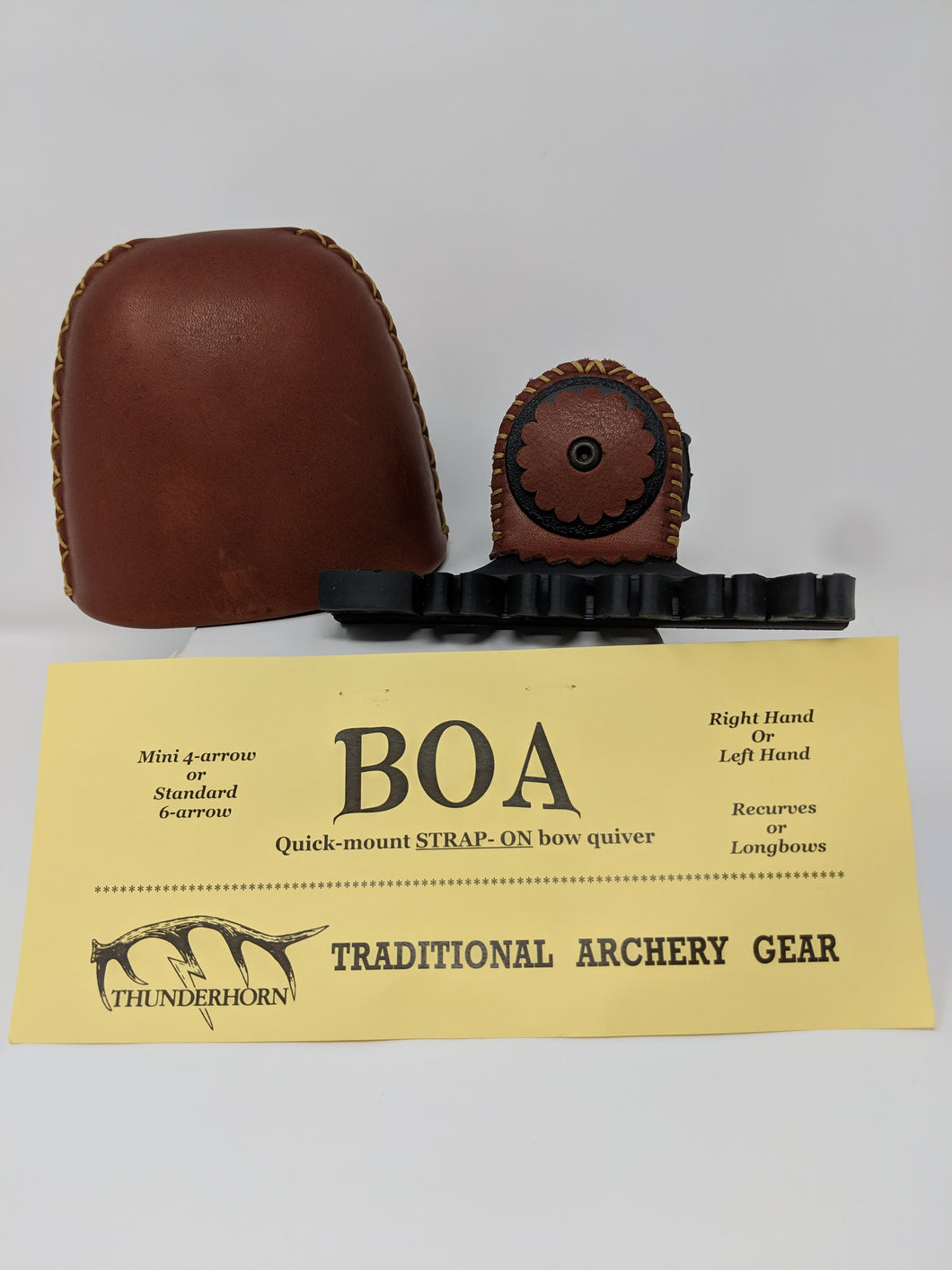 Thunderhorn Leather Strap On BOA Bow Quiver L1