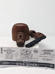 Selway Rawhide Quick Detach Longbow Quiver