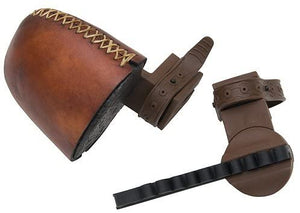 Selway Rawhide Strap on Bow Quiver for Longbows or Recurves