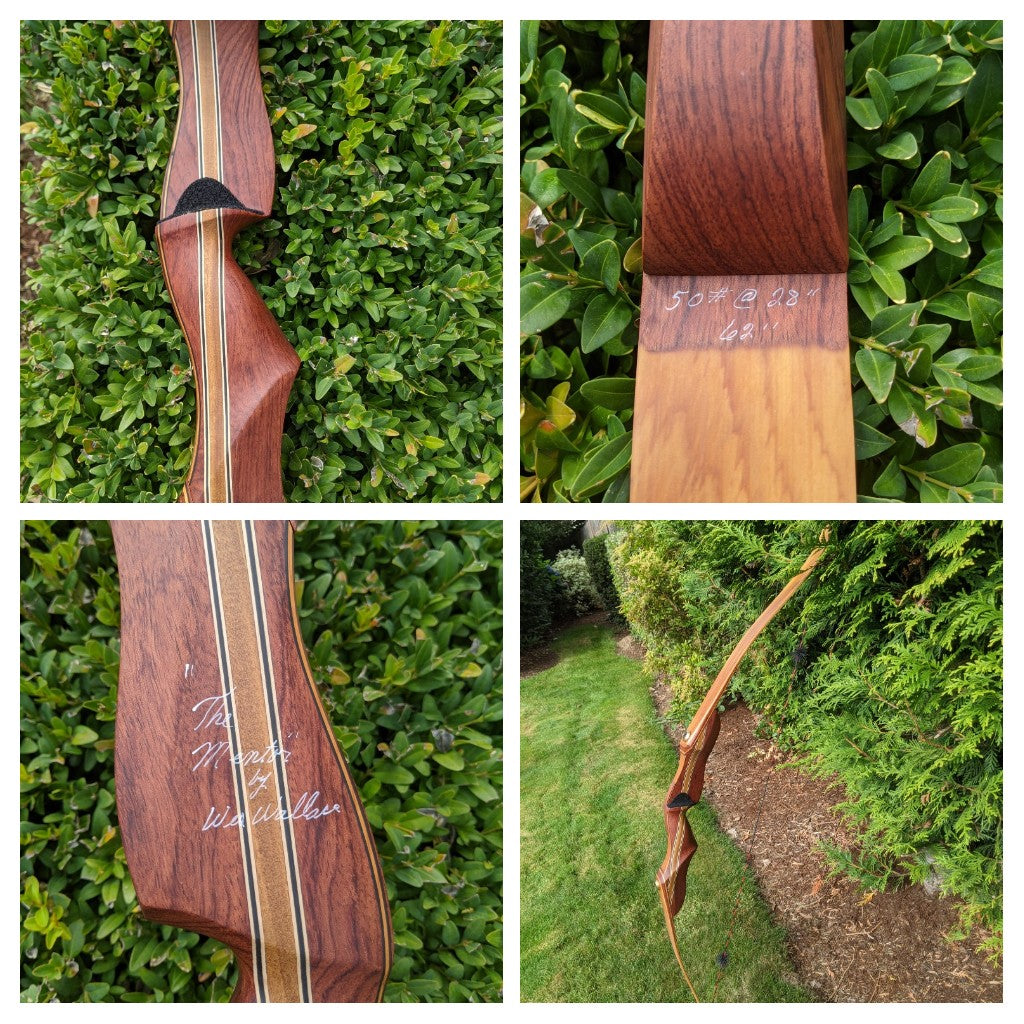 USED Wes Wallace Mentor Takedown Recurve, 50# @28